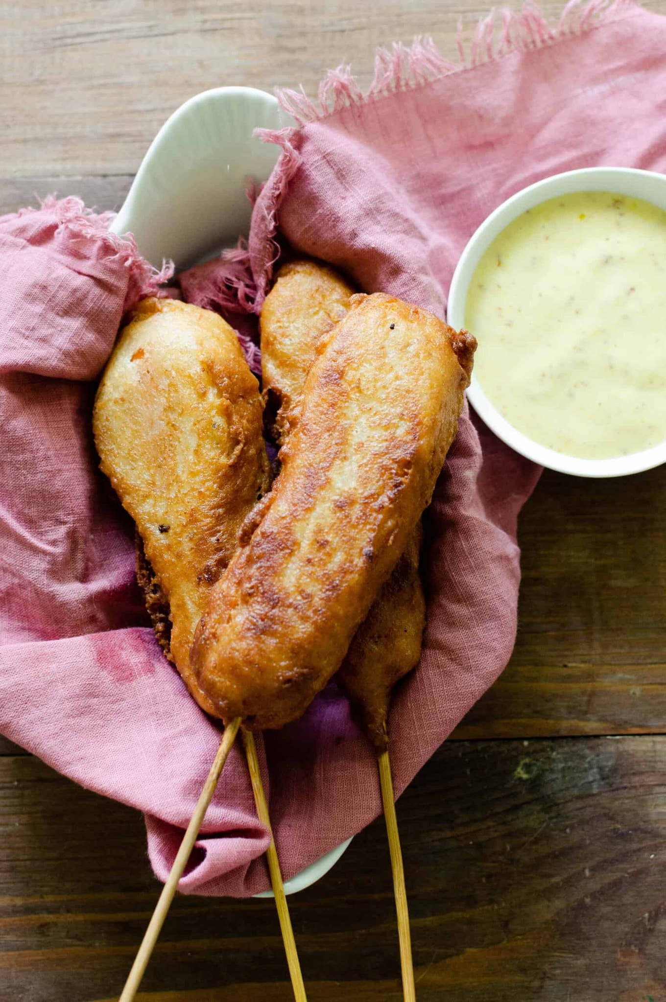  Vegan Hand-Dipped Corn Dogs